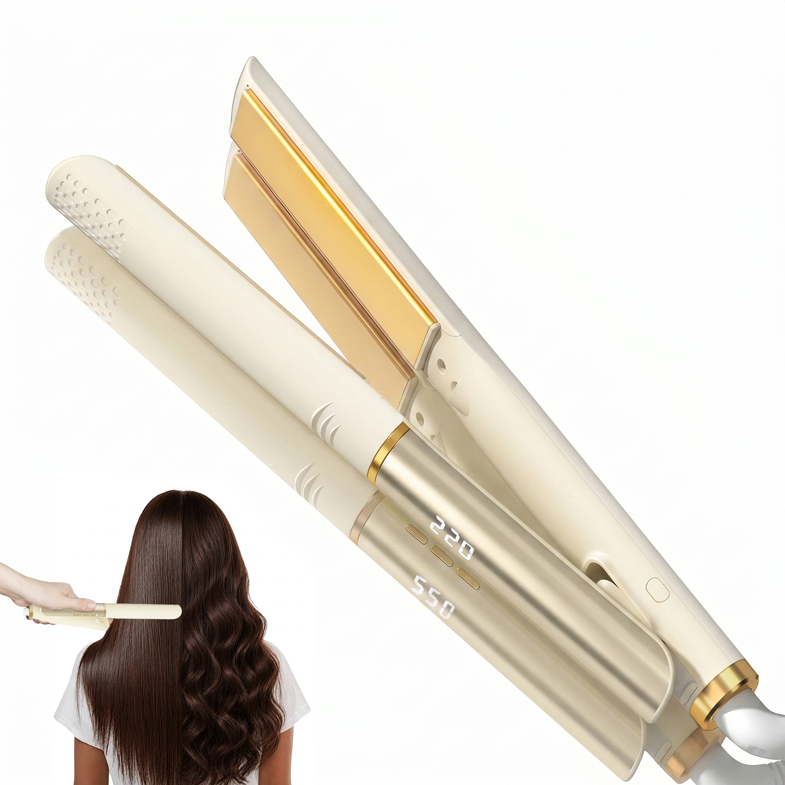 Hair Straightener (Beige)