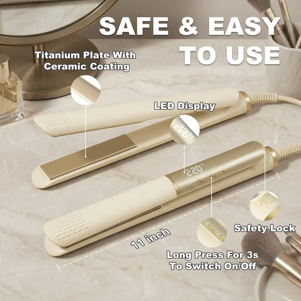 Hair Straightener (Beige)