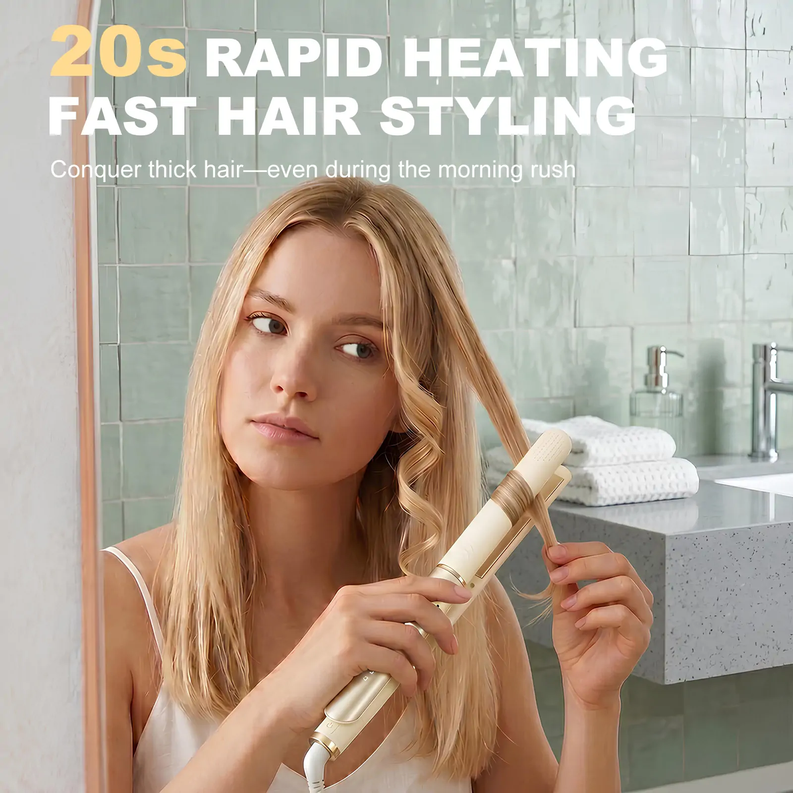 Hair Straightener (Beige) - Image 6